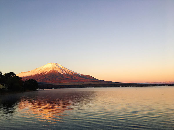 山中湖　富士山