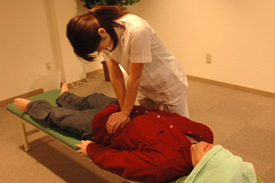 整体基本調整：腹部技法